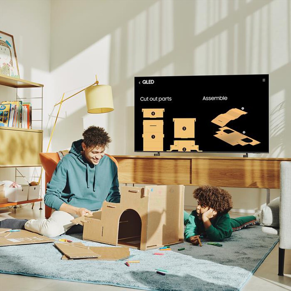 "SAMSUNG - Smart TV QLED 4K 75” QE75Q60B-Black"