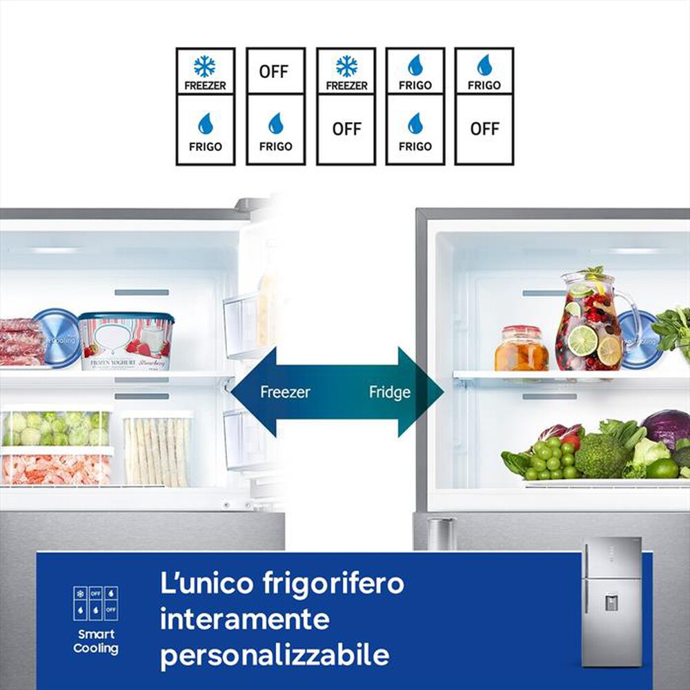Immagine del prodotto SAMSUNG - Frigorifero 2 porte RT62K711RSL/ES Classe E 620 lt-INOX