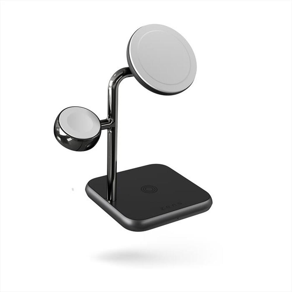 "ZENS - 4-IN-1 MAGSAFE + WATCH WIRELESS CHARGING STATION-Black - Nero"