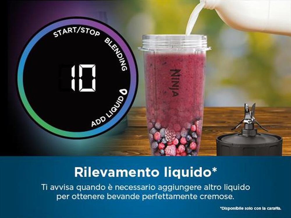 "NINJA - FRULLATORE AD ALTA POTENZA DETECT TB301EU-Nero"
