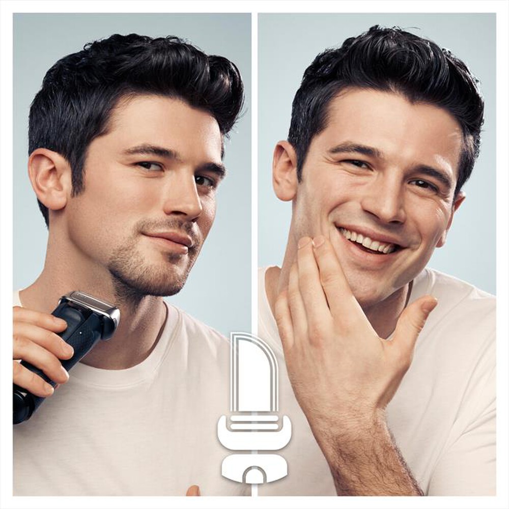 "BRAUN - Rasoio elettrico barba SERIES 8 8460CC-Nero"