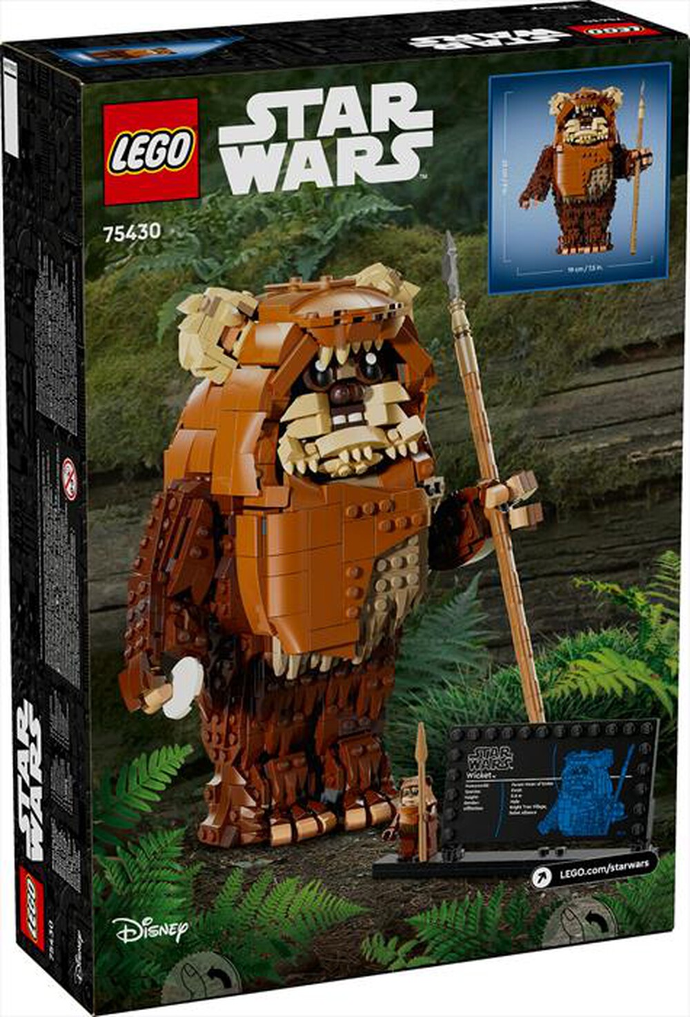 Immagine del prodotto LEGO - 75430 STAR WARS WICKET L'EWOK-Multicolore