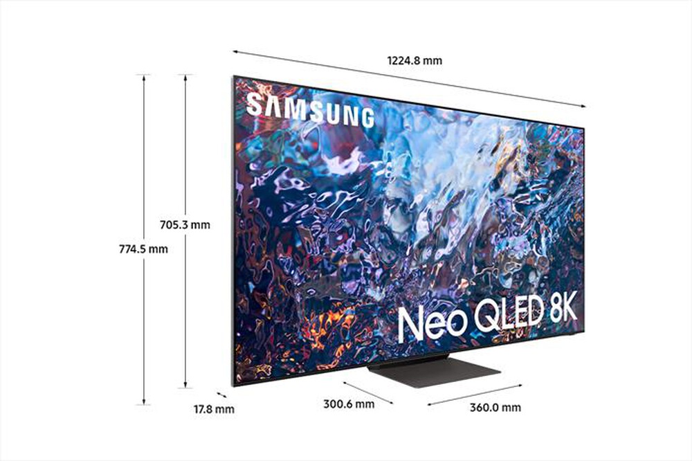 "SAMSUNG - Smart TV Neo QLED 8K 55” QE55QN700A-Stainless Steel"