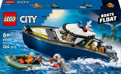 LEGO - CITY POLICE Inseguimento motoscafo Polizia 60456