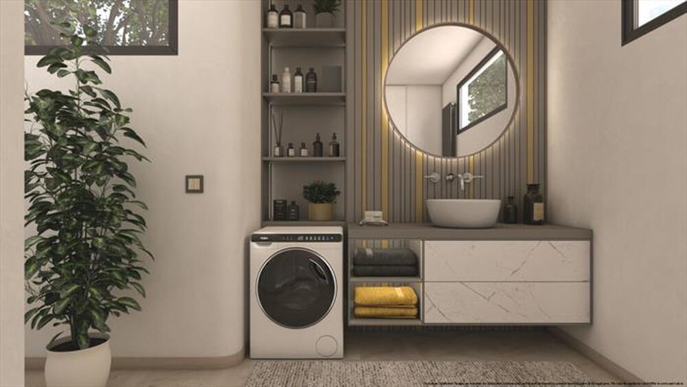 "HAIER - Lavatrice HW50-BP12307-S 5 Kg Classe A-Bianco"
