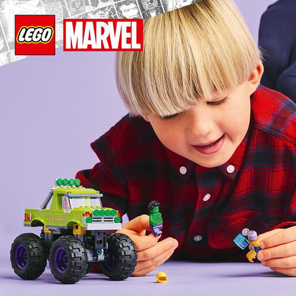 Immagine del prodotto LEGO - SUPER HEROES MARVEL Truck di Hulk vs Thanos 76312