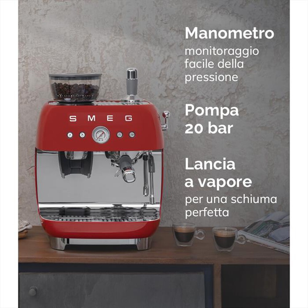 Immagine del prodotto SMEG - Macchina Caff&egrave; Espresso e macinacaff&egrave; EGF03WHEU-Bianco