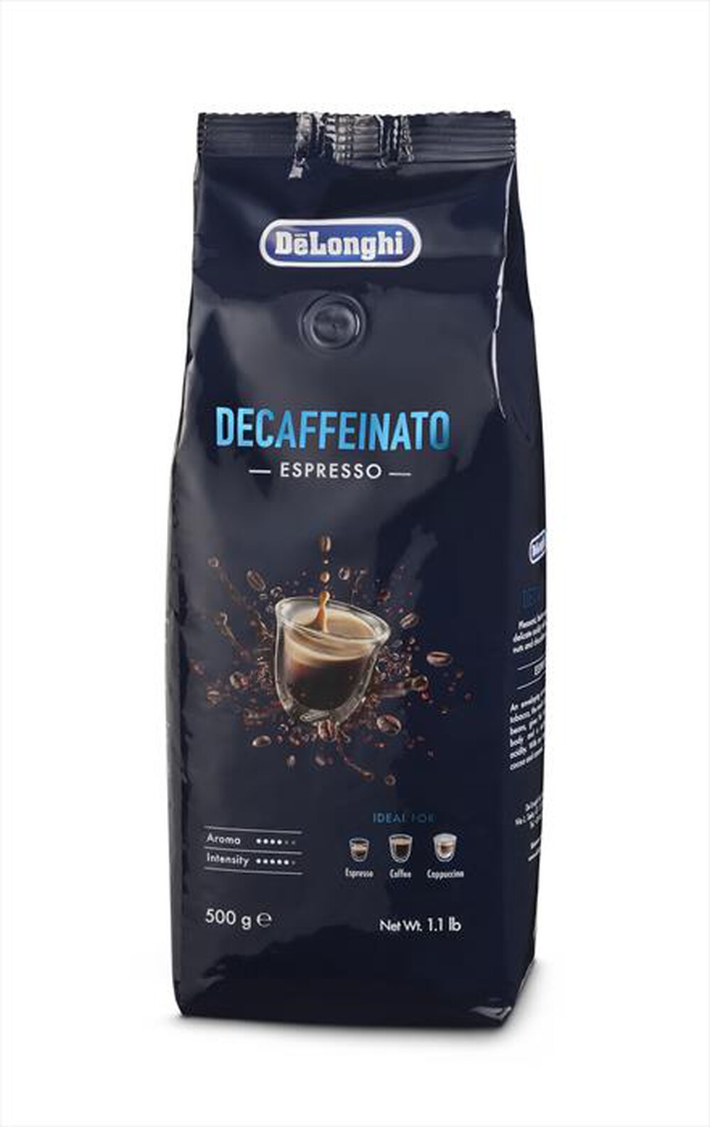 "DE LONGHI - DLSC607 CAFFE' IN CHICCHI DECAFFEINATO 500"