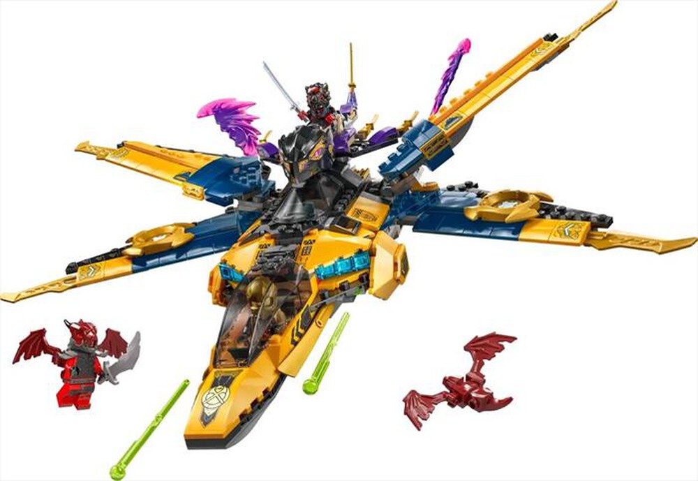 "LEGO - NINJAGO Jet Super Storm di Ras e Arin - 71833-Multicolore"
