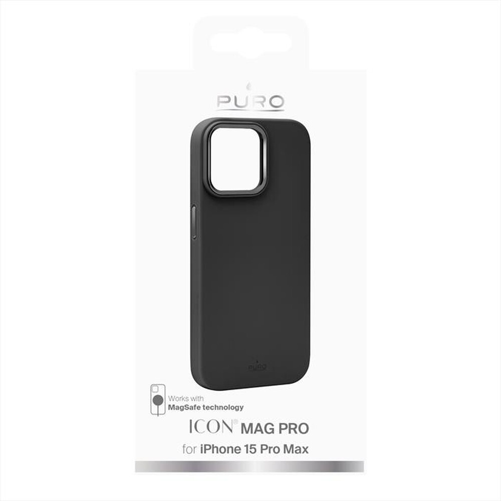 Immagine del prodotto PURO - Cover PUIPC15P67ICONMPBLK per iPhone 15 Pro Max-Nero