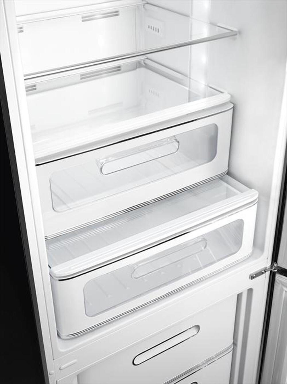 "SMEG - Frigorifero combinato FAB32RBL5 Classe D 350lt-Nero"