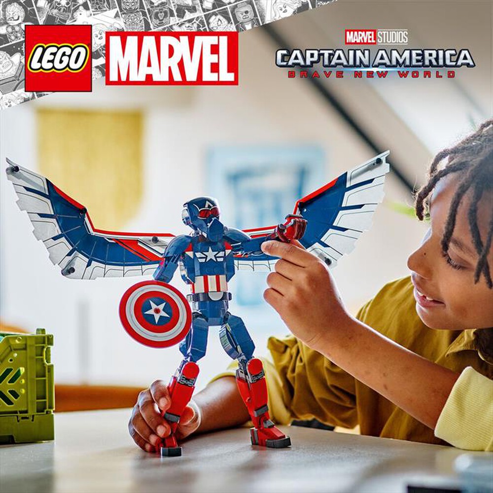 Immagine del prodotto LEGO - SUPER HEROES Personaggio di Captain America 76296