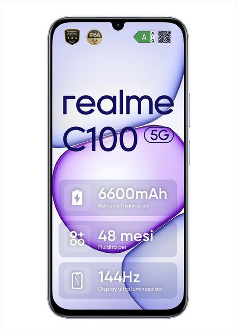 Immagine del prodotto REALME - Smartphone C100 5G (256GB 4GB)-BLOOMING PURPLE