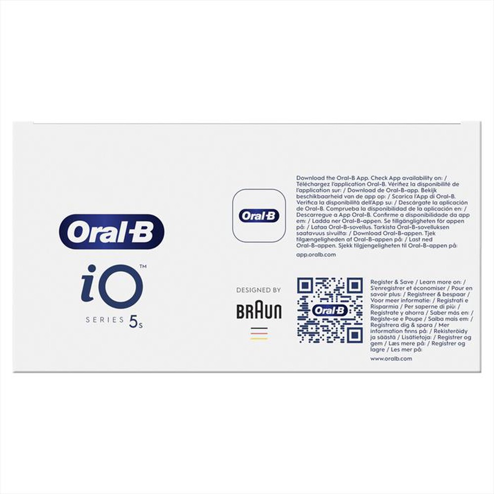 "ORAL-B - Spazzolino elettrico IO5 S-BIANCO"