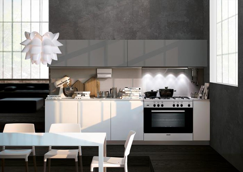 "GLEM GAS - Cucina a gas A855GX Classe A-Bianco"