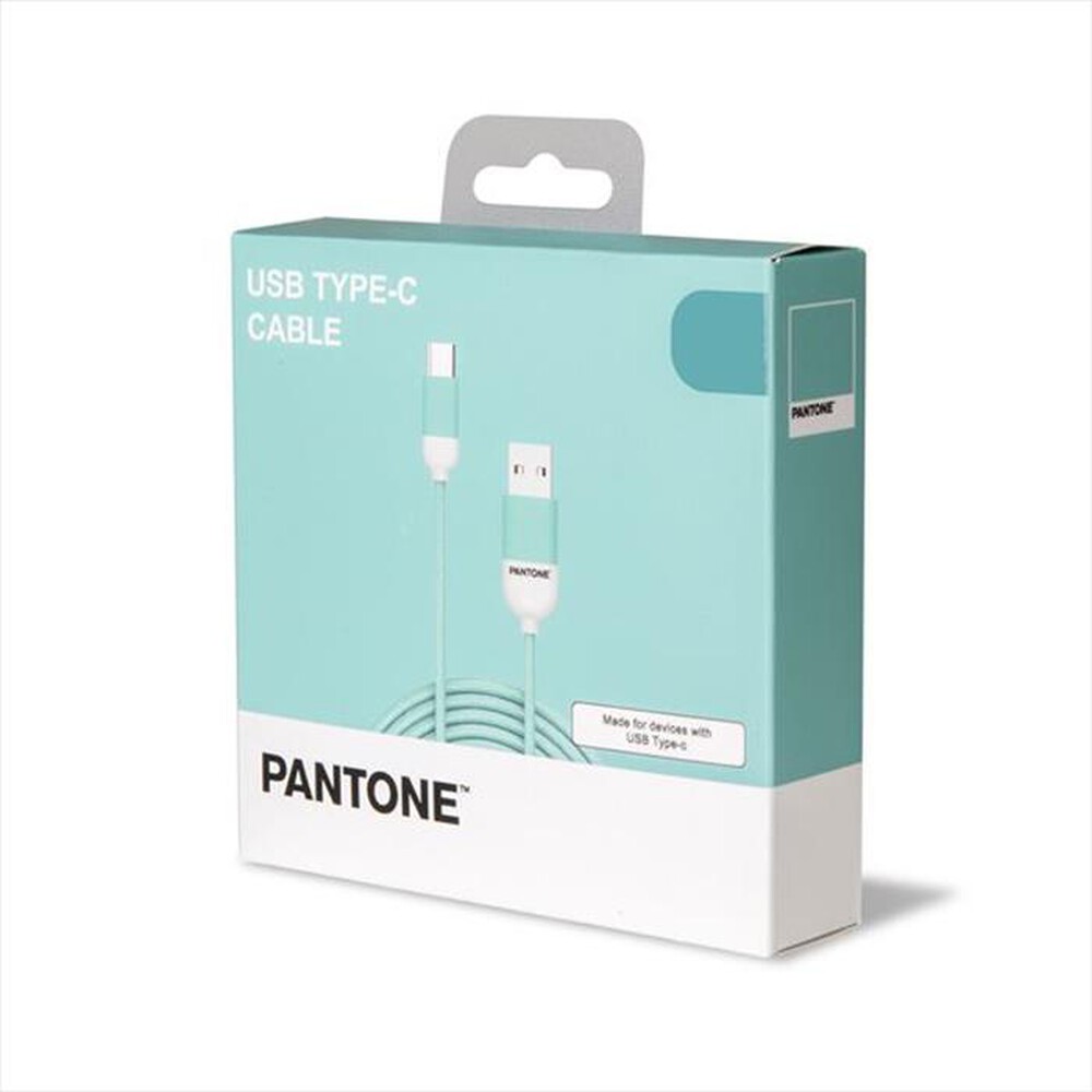 "PANTONE - PT-TC001-5L - TYPE-C CABLE 1 5 MT-AZZURRO/PLASTICA"