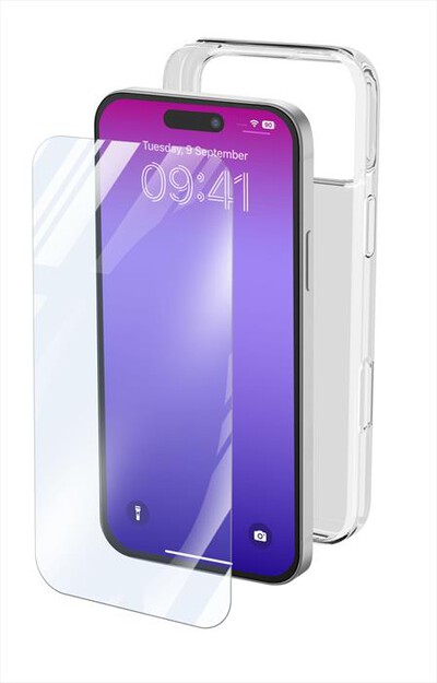 CELLULARLINE - Kit di accessori PROTECTION KIT per IPHONE 17 PRO-Trasparente