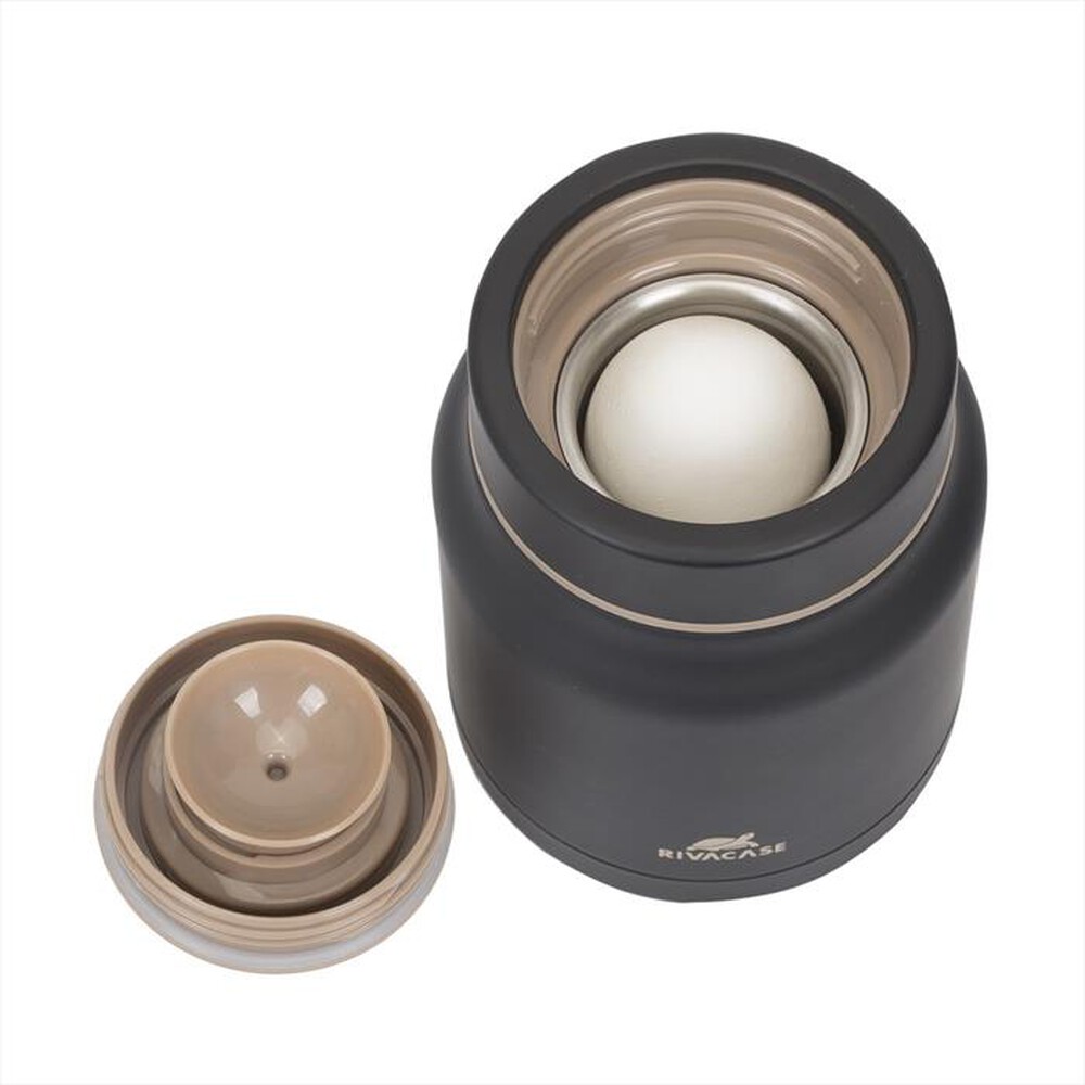 "RIVACASE - 90331BK THERMOS PER ALIMENTI DA 0,5 L-Nero"