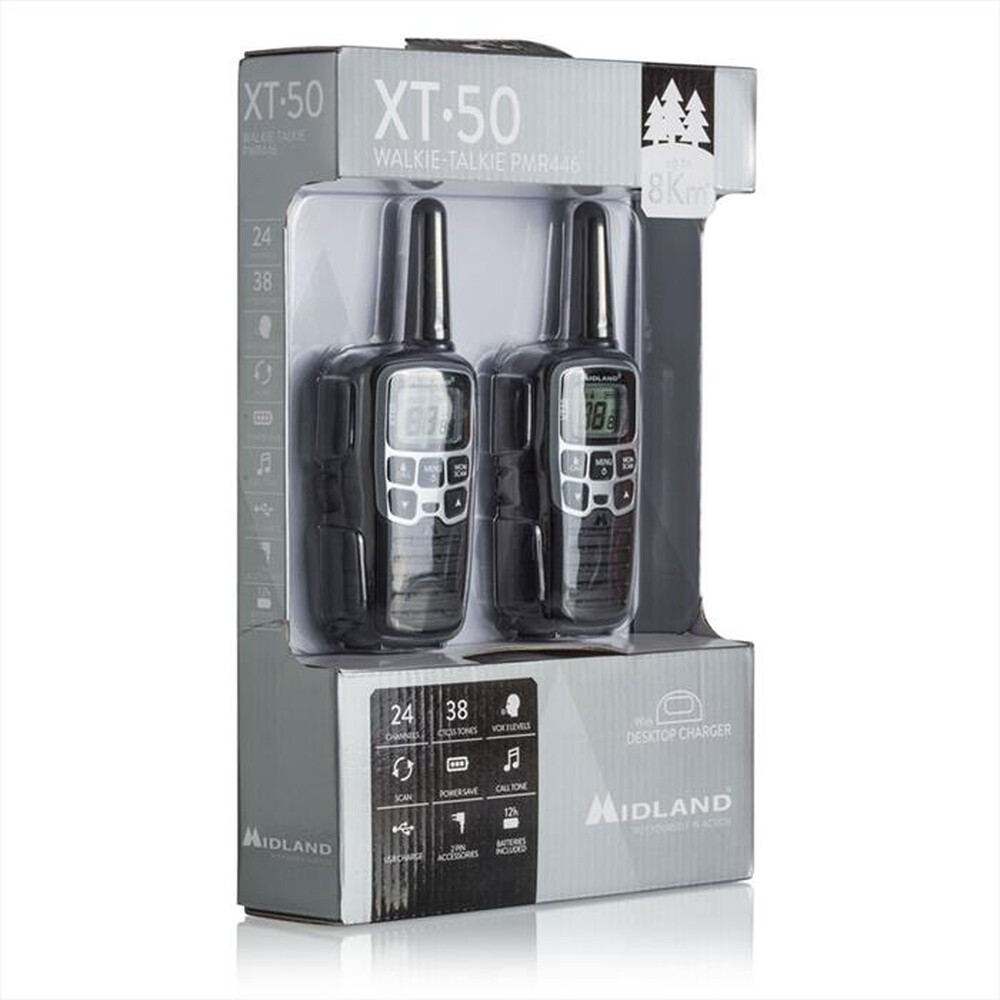 "MIDLAND - XT - 50-Nero/Grigio"
