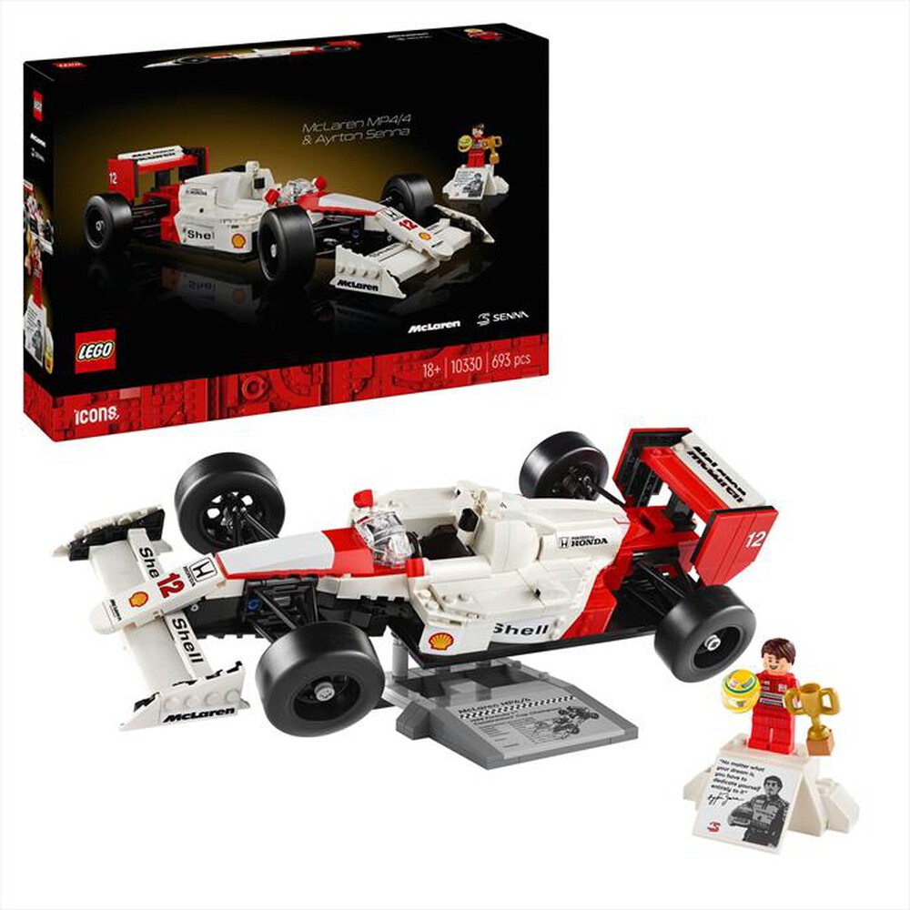 Immagine del prodotto LEGO - ICONS McLaren MP4/4 e Ayrton Senna - 10330
