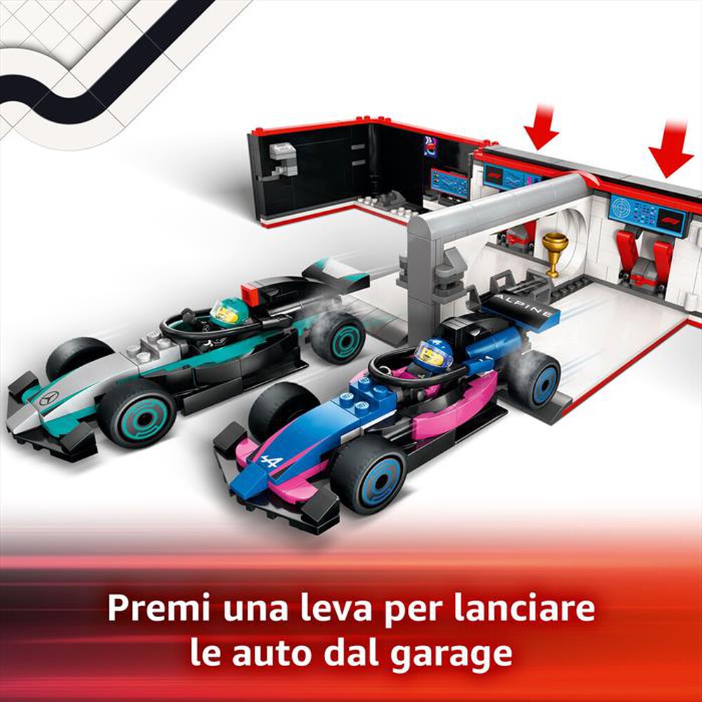 Immagine del prodotto LEGO - CITY F1 Garage con Mercedes-AMG e Alpine F1&reg; 60444