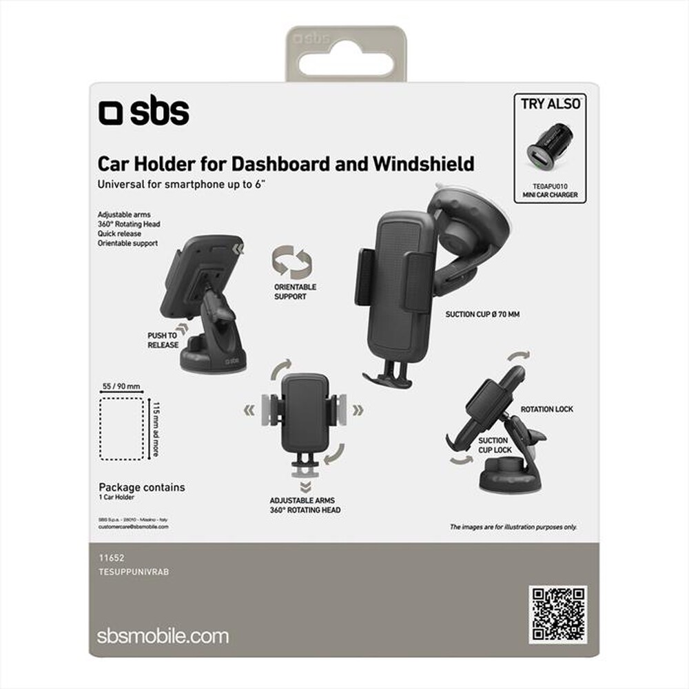 Immagine del prodotto SBS - TESUPPUNIVRAB-Nero