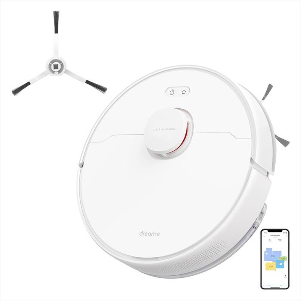 "DREAME - Aspirapolvere robot F9 Pro VM Combo + 1 side brush-Bianco"