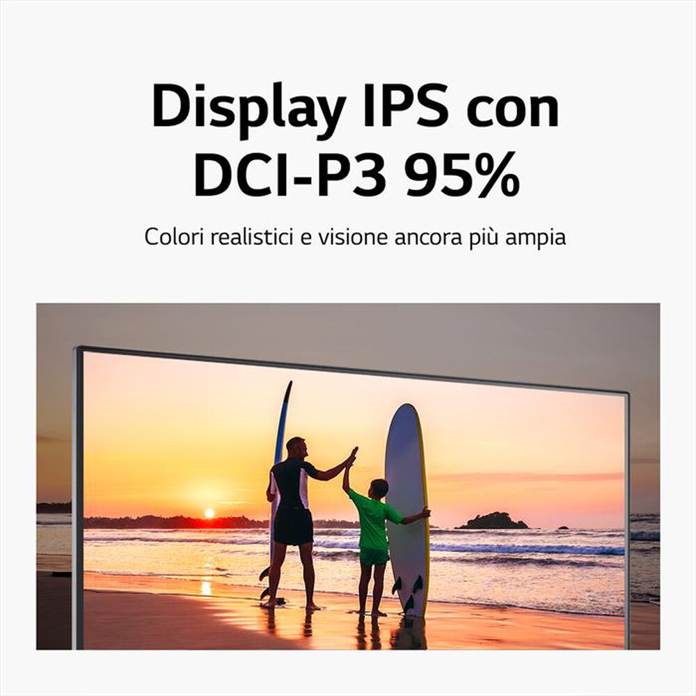 "LG - Monitor LED 27\" 27UP600P-W-Bianco"