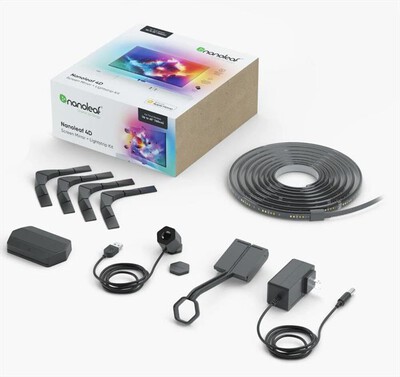 NANOLEAF - Lampada a sospensione 4D TV SCREEN+LIGHTSTRIPS 4M