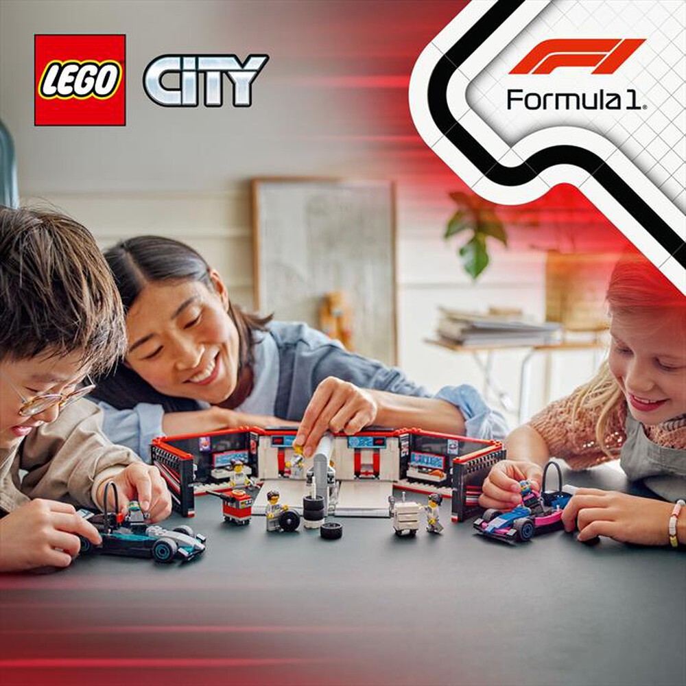 Immagine del prodotto LEGO - CITY F1 Garage con Mercedes-AMG e Alpine F1&reg; 60444