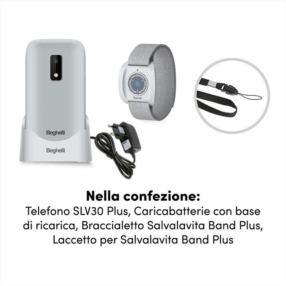 "BEGHELLI - Telefono 9204-grigio"