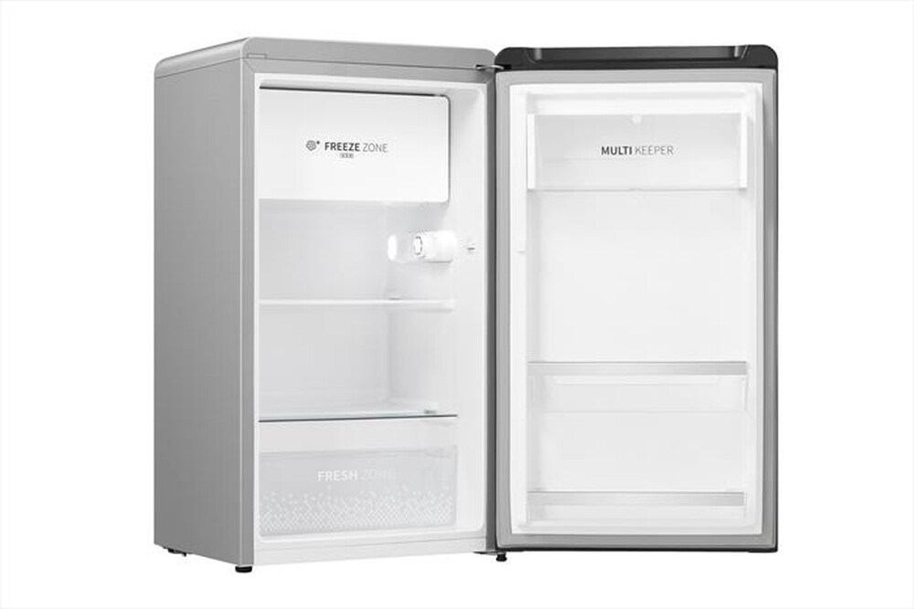 "HISENSE - Frigorifero 1 porta RR106D4CDF Classe F 82 lt-Silver"