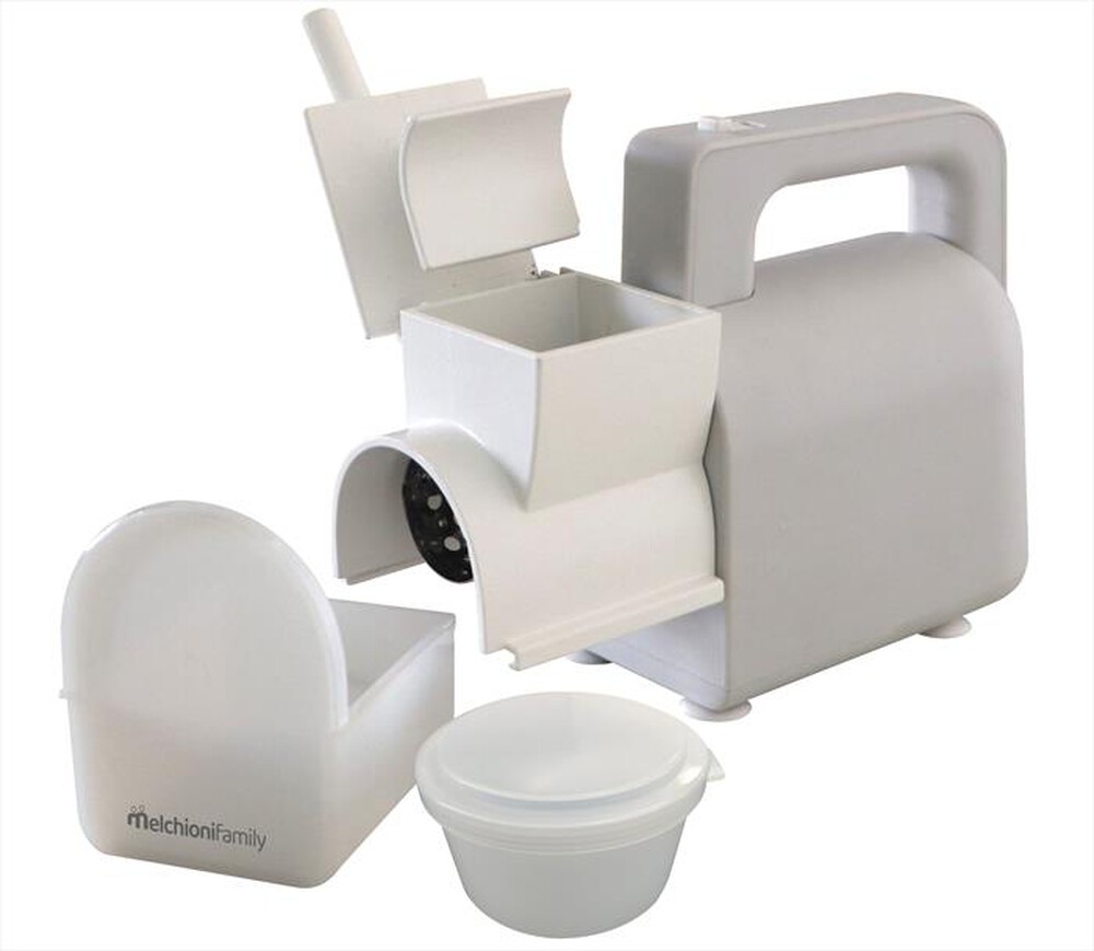 Immagine del prodotto MELCHIONI FAMILY - Grattugia elettrica 300W REGGIANA-Bianco / Acciaio