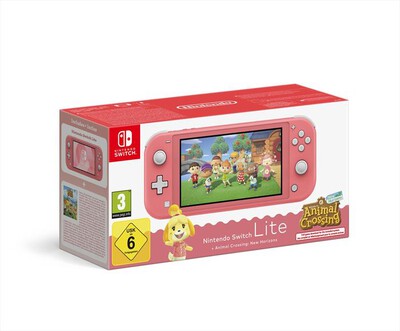 NINTENDO - SWITCH LITE + ANIMAL CROSSING NH-Corallo