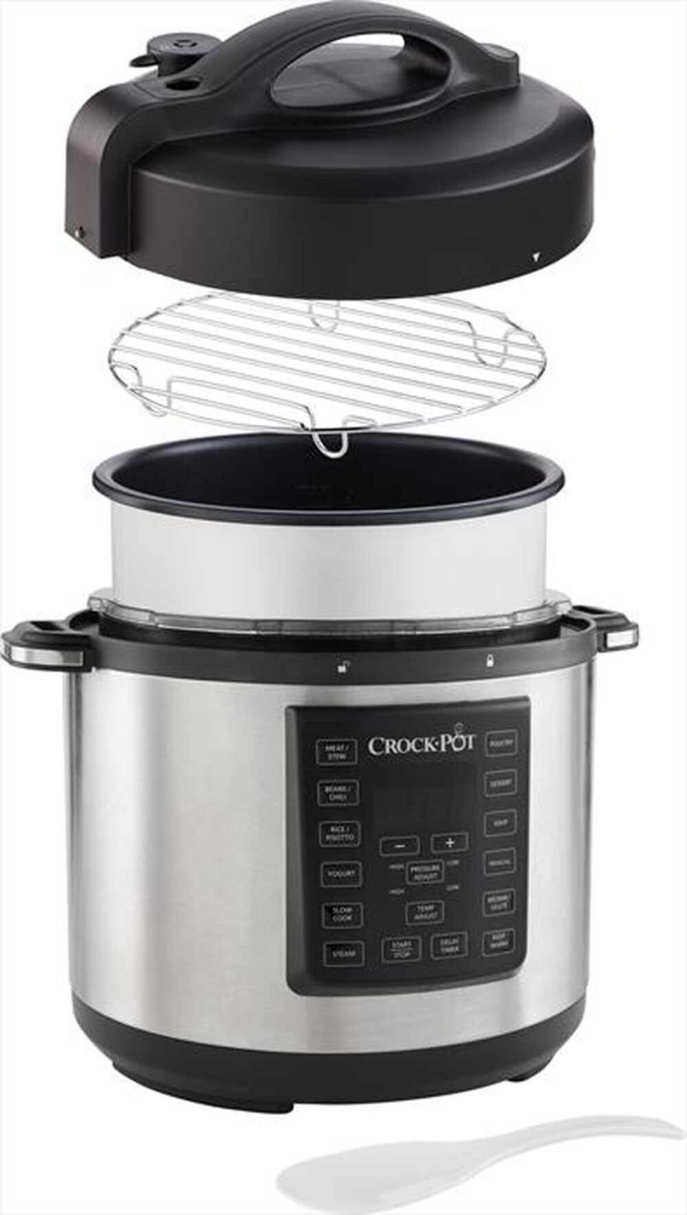 "Crock Pot - EXPRESS COOKER 5.6 LT-Argento"
