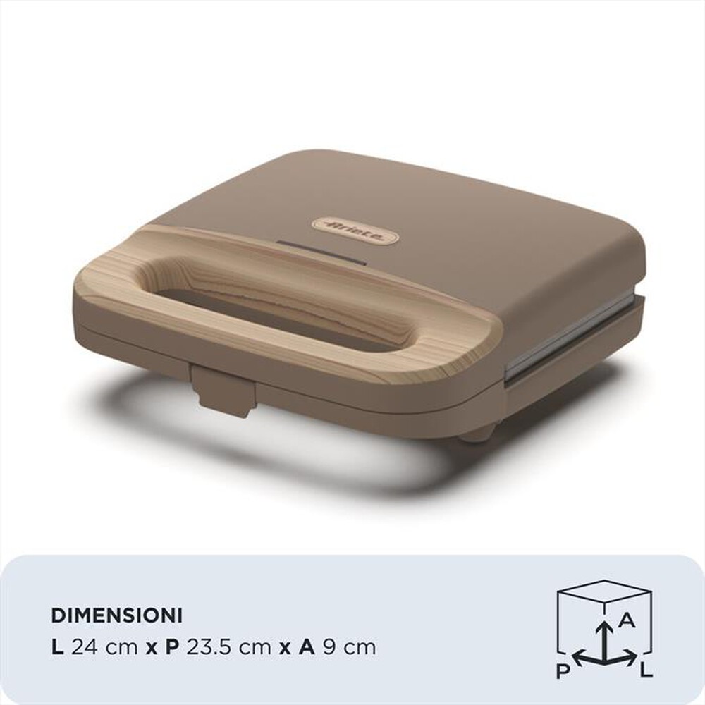 Immagine del prodotto ARIETE - Tostiera BREAKFAST WOOD 1971-Beige, Marrone