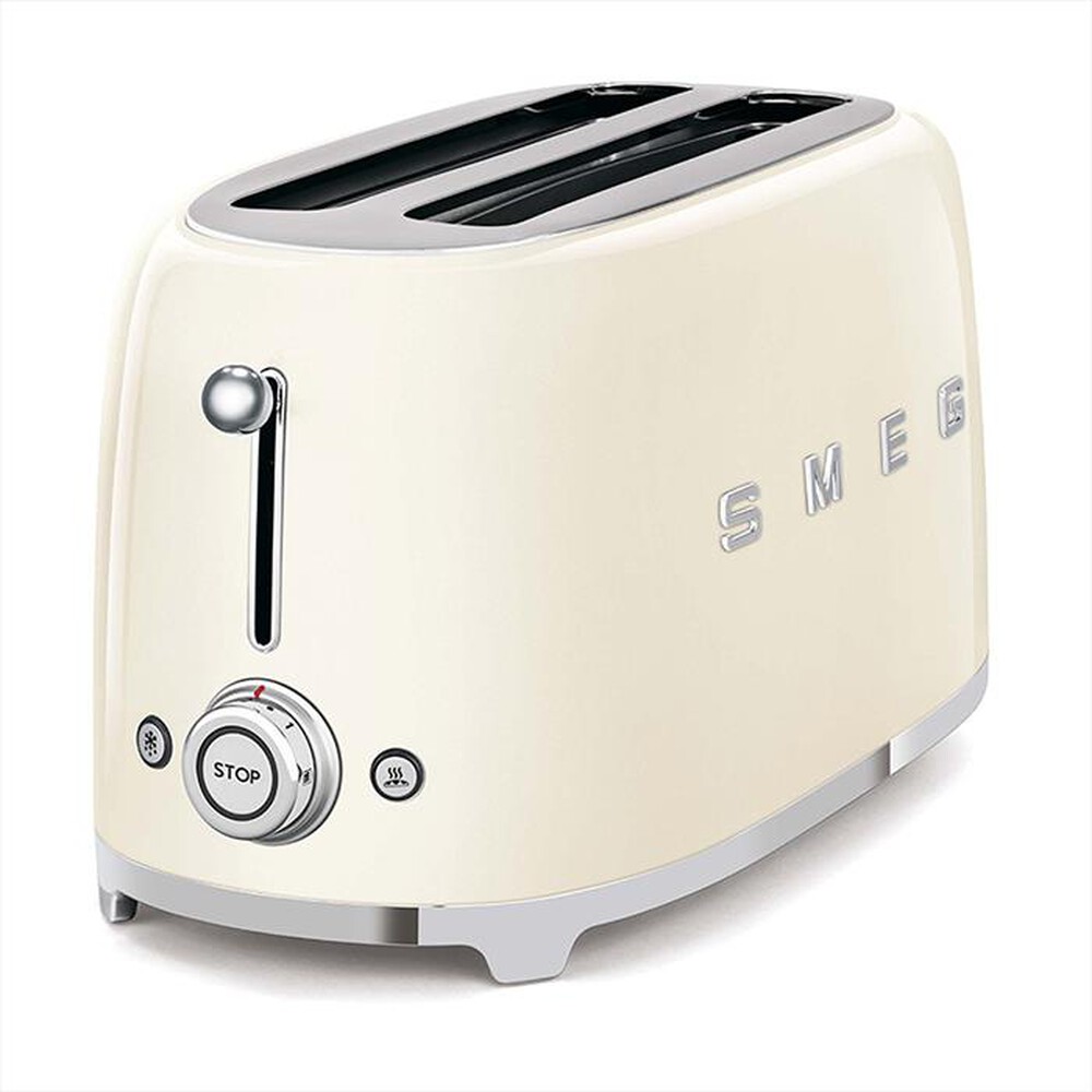 "SMEG - Tostapane 50's Style 2x4 fette – TSF02CREU-panna"