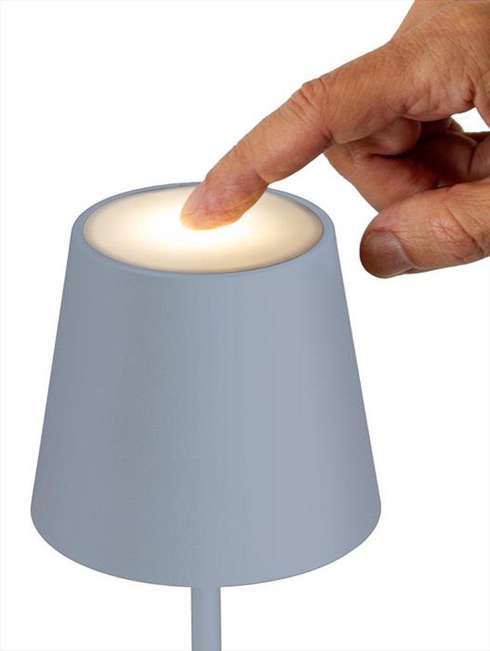 "MAJESTIC - Lampada d'appoggio AGATA AP-Azzurro Pastello"