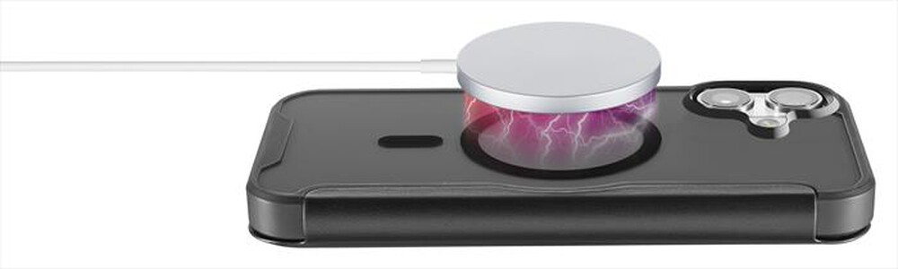 Immagine del prodotto CELLULARLINE - Custodia a libro DAILY MAG per IPHONE 16-Nero