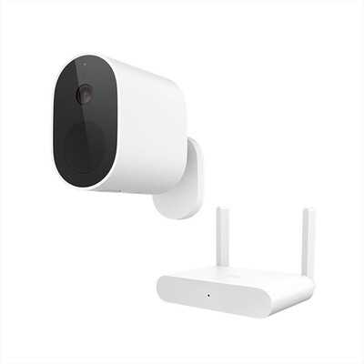 XIAOMI - MI WIRELESS OUTDOOR SECURITY CAMERA 1080P SET-Bianco