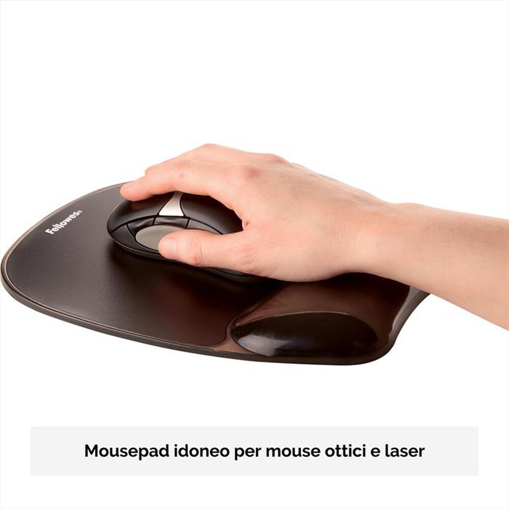 "FELLOWES - GELCRYSTALS-Nero"