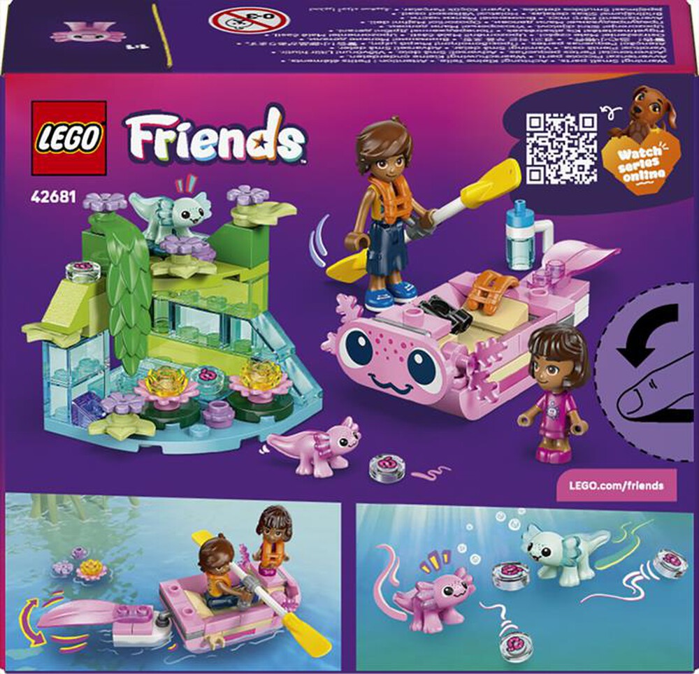Immagine del prodotto LEGO - FRIENDS Barca d&rsquo;avventura Axolotl - 42681