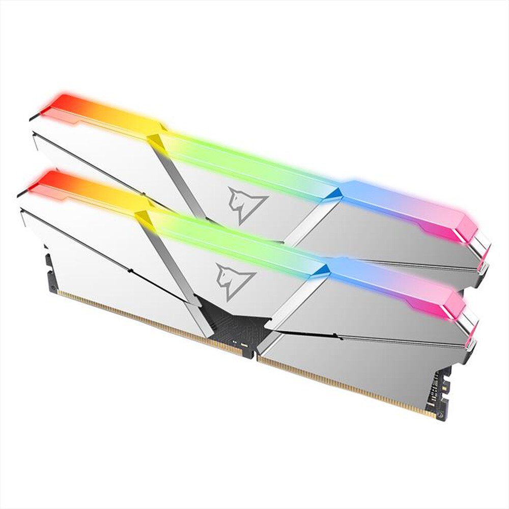 Immagine del prodotto NETAC - SHADOW RGB DDR4-3200 16GB (8GB X 2) C14 SILVER U-D-GRIGIO