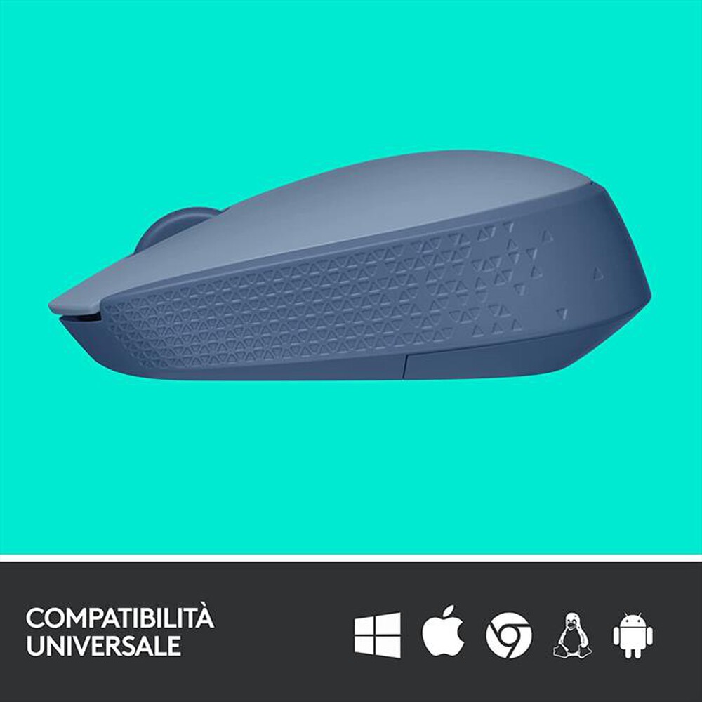 "LOGITECH - M171 Wireless Mouse-Blue Grey"