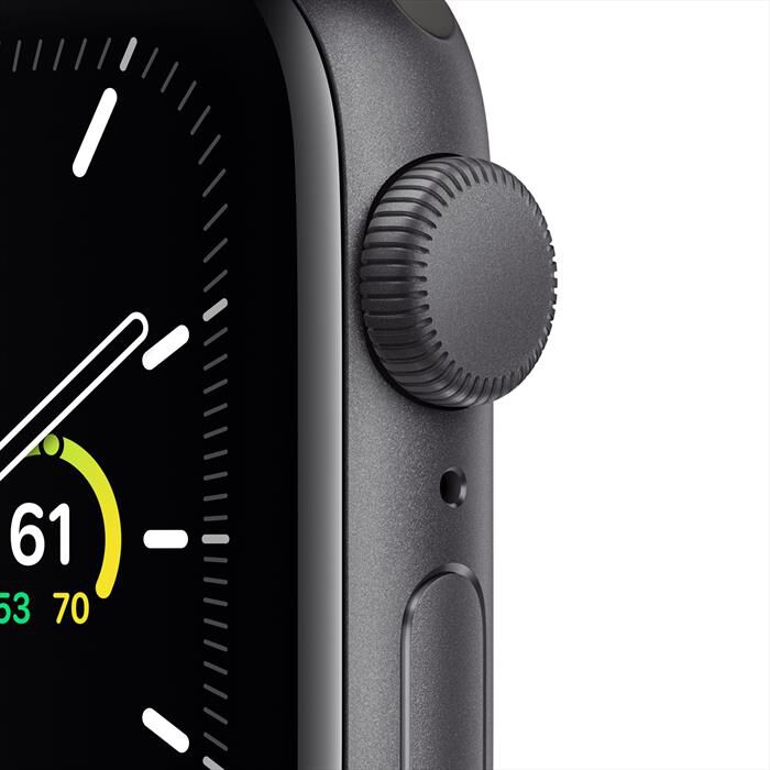 APPLE - Apple Watch SE GPS 40mm Alluminio Space Grey-Cinturino Sport Nero |  Euronics