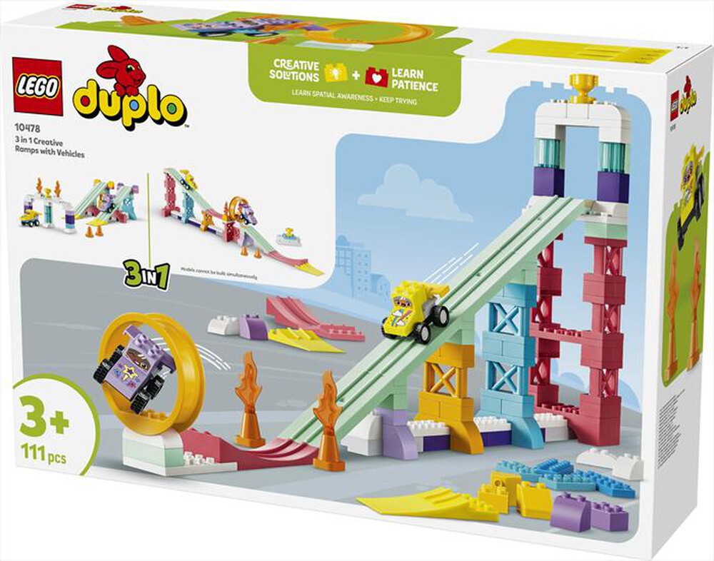 Immagine del prodotto LEGO - DUPLO Rampe creative 3 in 1 con veicoli - 10478