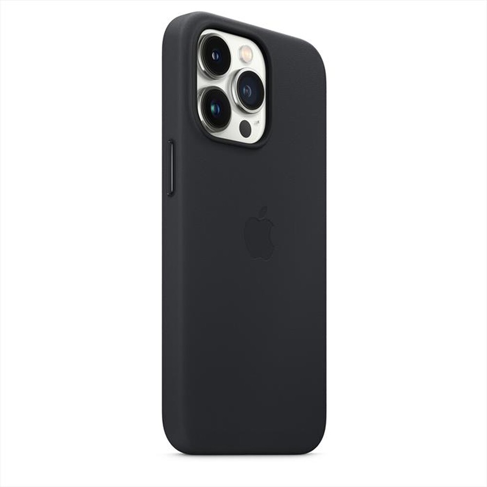 "APPLE - Custodia MagSafe in pelle per iPhone 13 Pro-Mezzanotte"