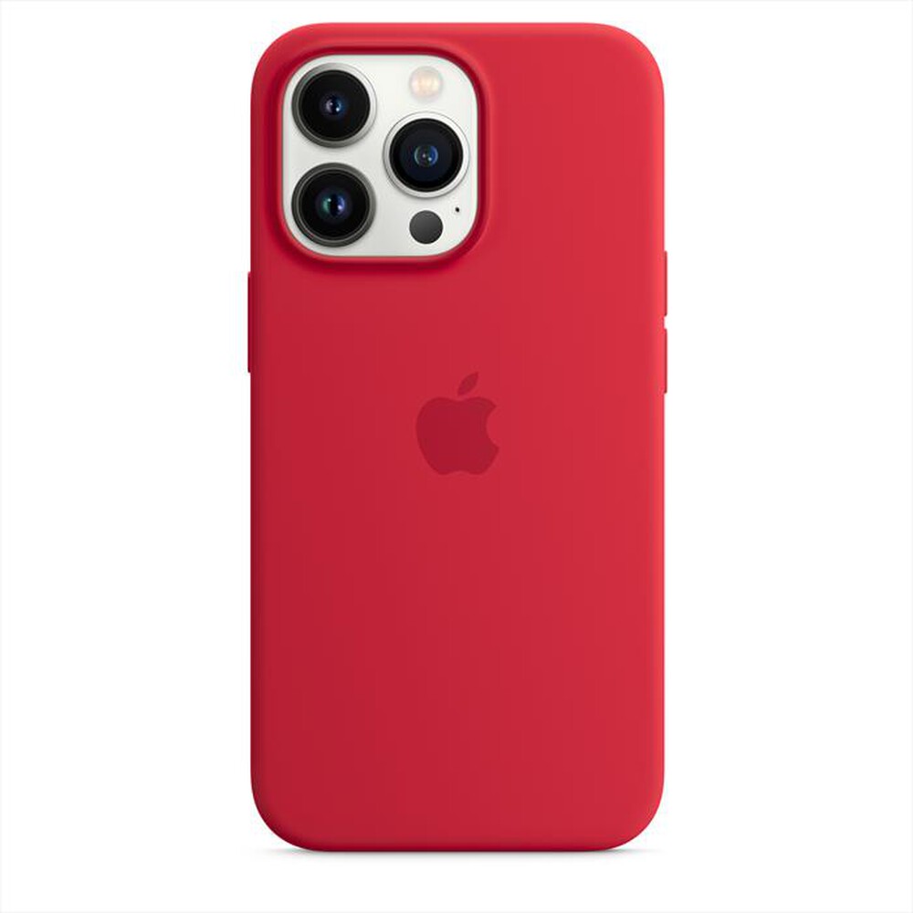 "APPLE - iPhone 13 Pro Silicone Case with MagSafe-Red"