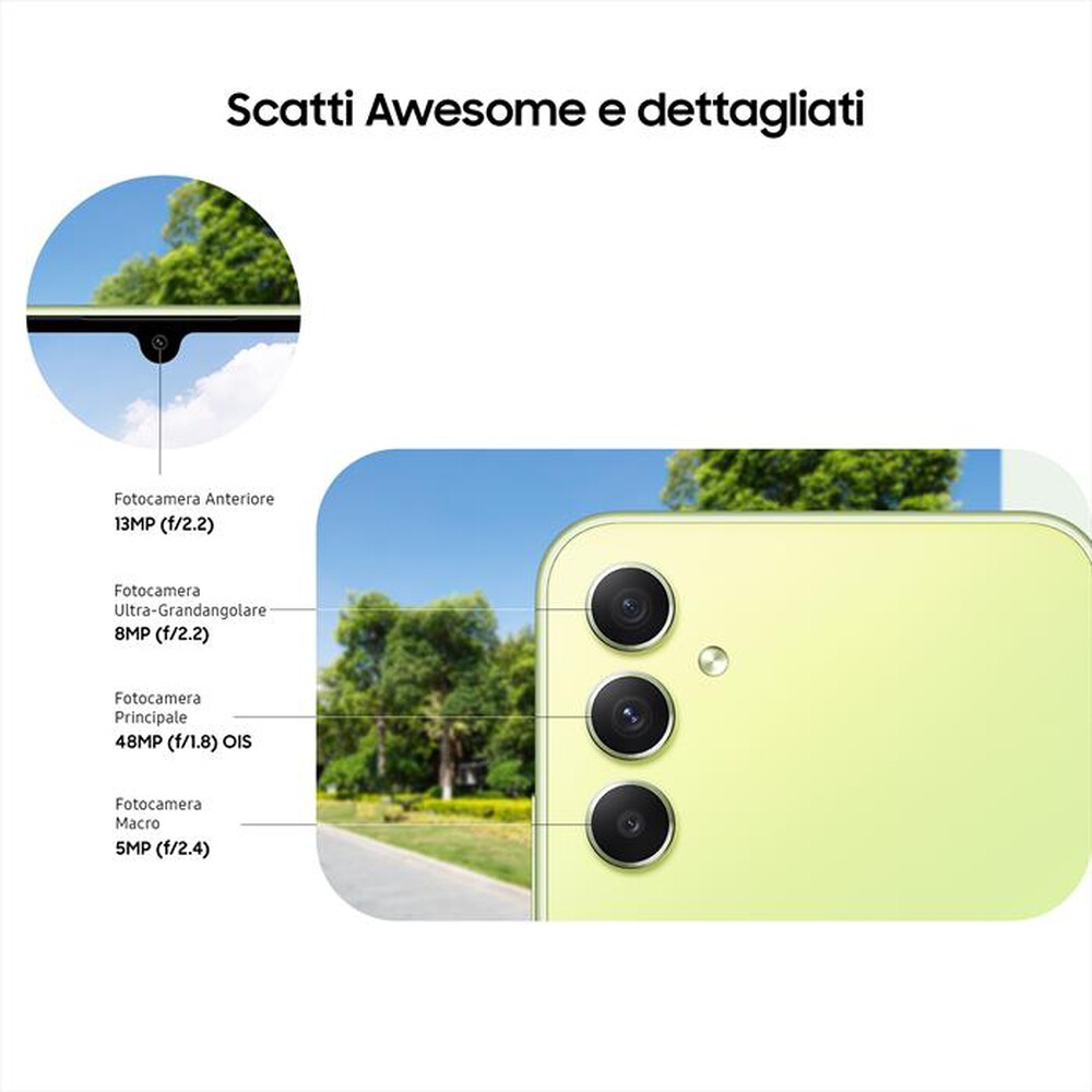 Immagine del prodotto SAMSUNG - GALAXY A34 5G 128GB-Awesome Lime