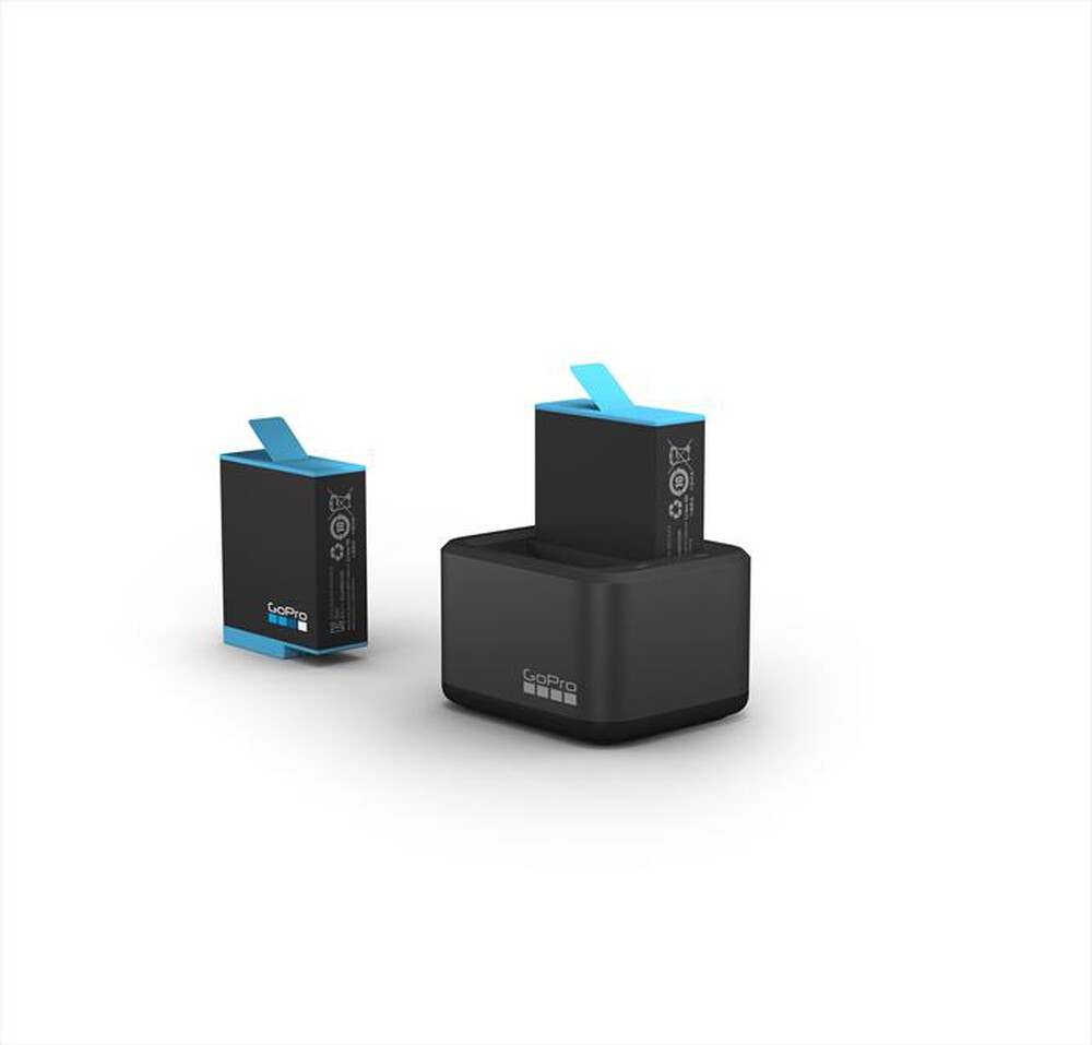Immagine del prodotto GoPro - Caricabatteria doppio + Batteria (HERO9 Black)-nero